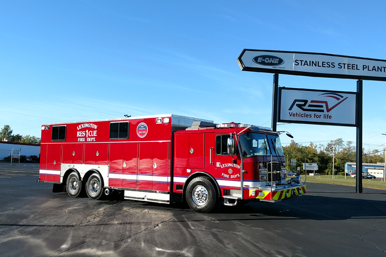 Lexington (KY) Fire Department Chooses EONE to Build Stainless Steel