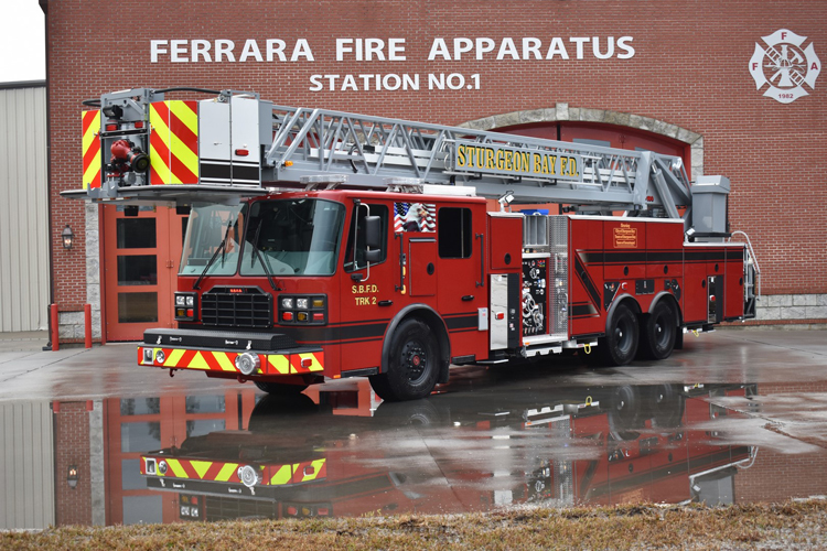 Sturgeon Bay (WI) Fire Department RearMount Platform Quint The Rig