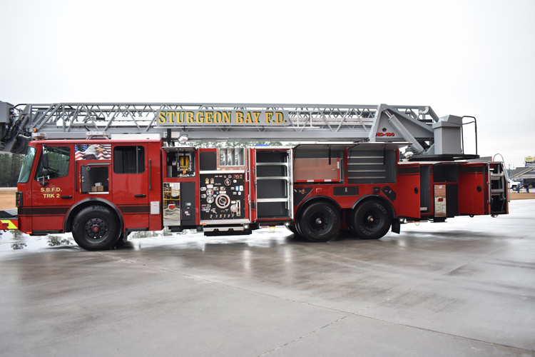 Sturgeon Bay (WI) Fire Department RearMount Platform Quint The Rig