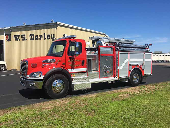Darley Vision CAFS Pumper to Skagit County (WA) Fire District #5