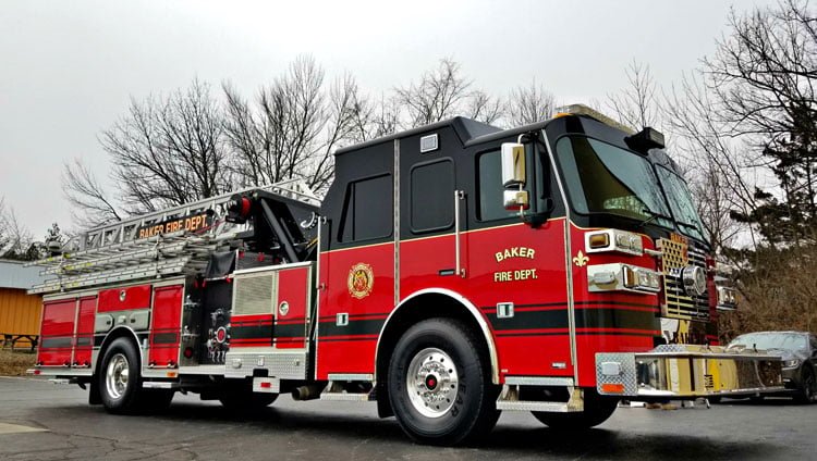 Baker (LA) Fire Department Sutphen SL75 Aerial