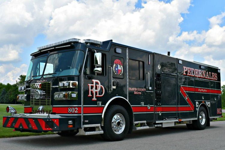 Pedernales Fire Department, Spicewood, TX, Custom Sutphen Pumper
