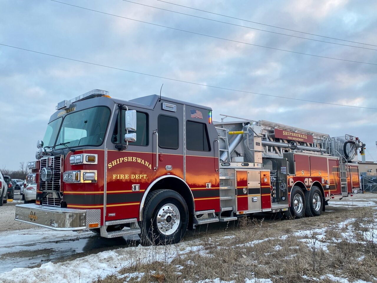 Shipshewana (IN) Fire Department Takes Delivery of Sutphen SPH 100 Aerial Platform The Rig