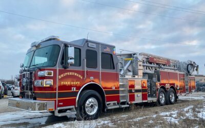 Shipshewana (IN) Fire Department Takes Delivery of Sutphen SPH 100 Aerial Platform