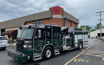 Sutphen Delivers SL 75 Aerial Ladder Quint to Cicero (NY) Fire Department