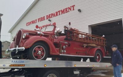 1938 Darley Returns to Conway (PA) Volunteer Fire Department 50 Years Later