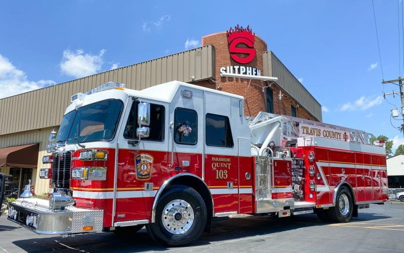 Travis County (TX) ESD No. 1 Gets Its First MidMount Aerial Ladder