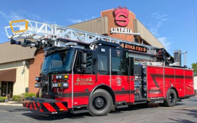 Atoka (TN) Fire Department Gets Sutphen SLR 75 Aerial-Ladder Quint