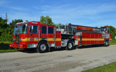KME Delivers 101-Foot Tractor-Drawn AerialCat to West Palm Beach (FL) FD