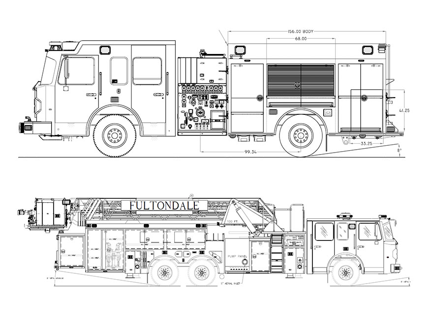 Fultondale Fire and Rescue (AL) Purchases New Spartan Pumper and 100-Foot Mid-Mount Platform