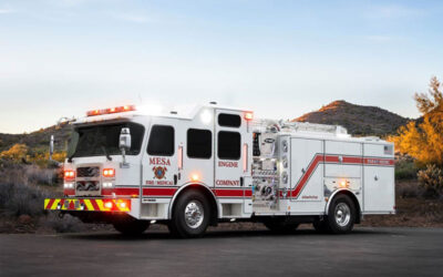 Mesa (AZ) Unveils E-ONE Vector — the State’s First All-Electric North American Style Fire Truck