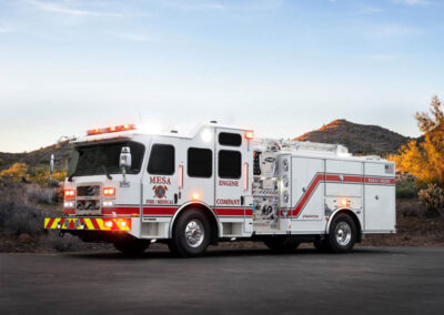Mesa (AZ) Unveils E-ONE Vector — the State’s First All-Electric North American Style Fire Truck