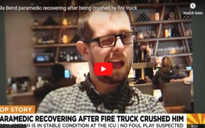 Gila Bend (AZ) Paramedic Recovering After Being Crushed by Fire Truck