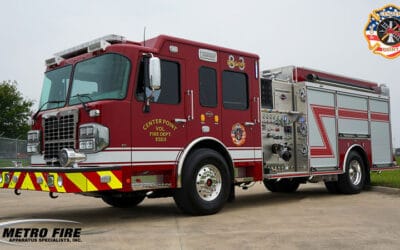 Center Point (TX) VFD Takes Delivery of New Pumper