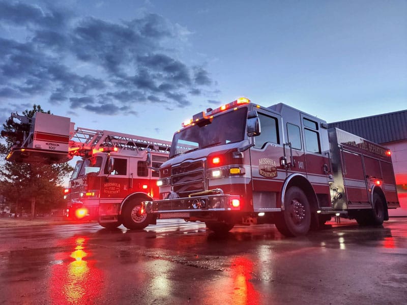 missoula Source: City of Missoula Fire Department Facebook page.