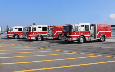 Orange County (CA) Fire Authority Purchases 10 KME Severe Service Pumpers