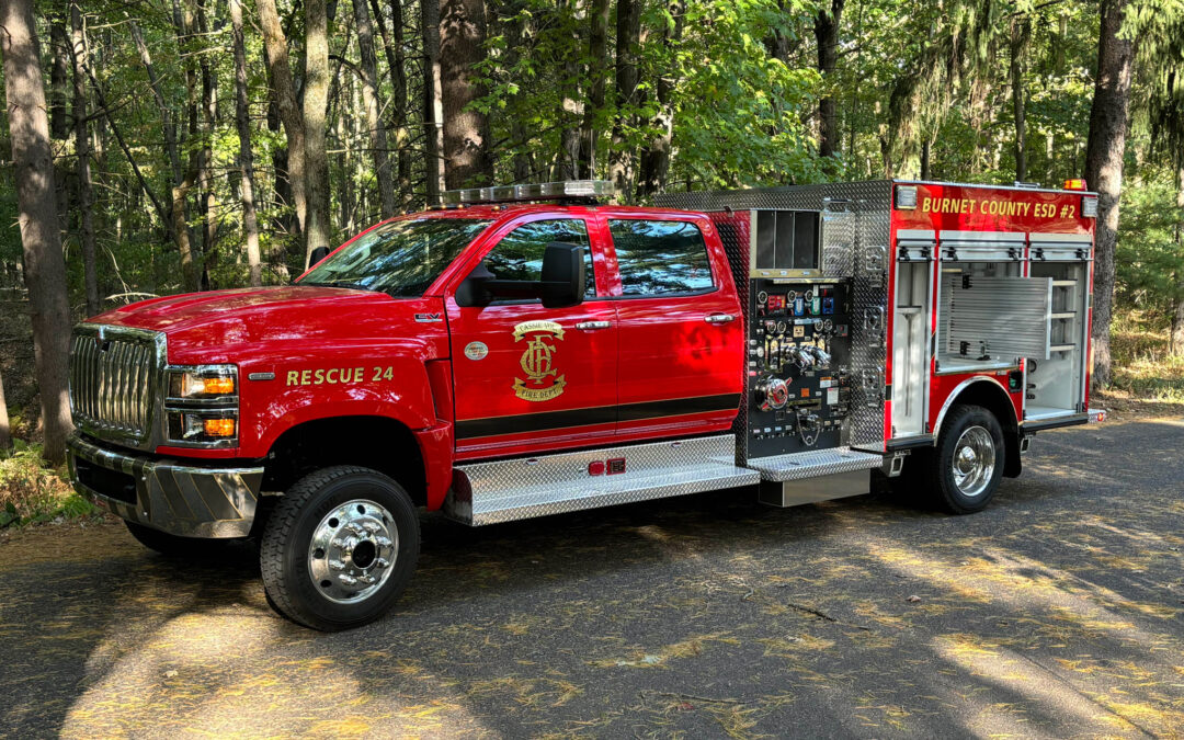 Darley Delivers Tactical Pumper to Cassie (TX) VFD